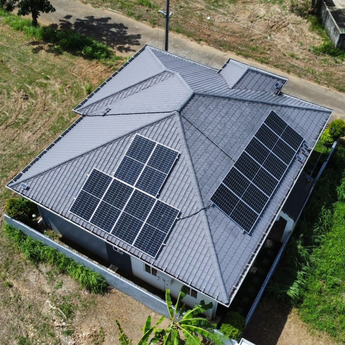 Solar panel installation result